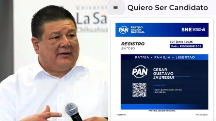 tiempo.com.mx: Se registró Jáuregui como aspirante del PAN a la alcaldía